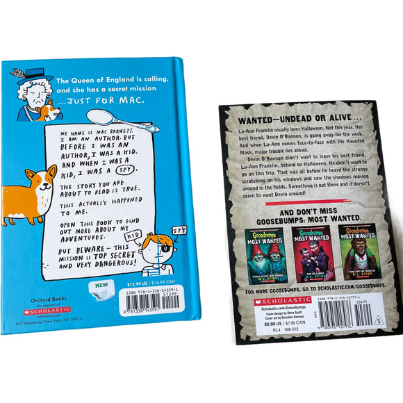 5/$25 MAC B and Goosebumps Bundle of Boy's Books - Picture 2 of 2